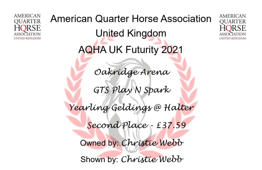 AQHA Certificate