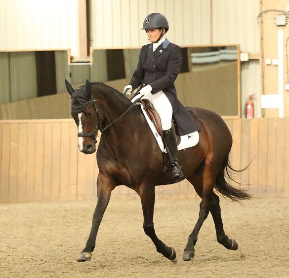 Person on horse
